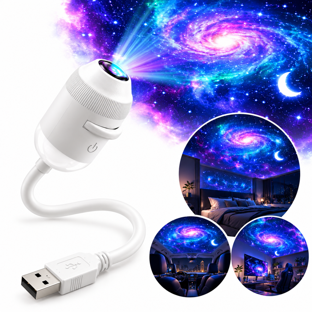 Galaxy Projector – 2-in-1-Sternenprojektor